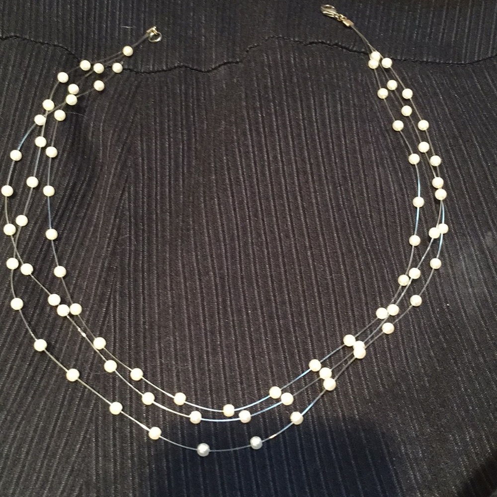Invisible Pearl Necklace